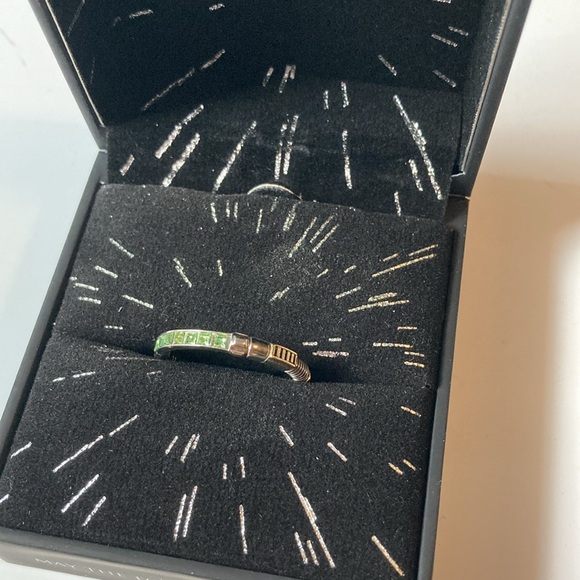 Rocklove Jewelry x Star Wars Luke Skywalker Crystal Lightsaber Ring Size 11 - Picture 7 of 8